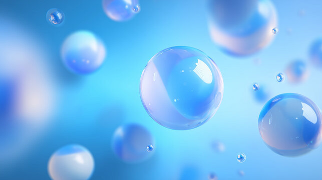 white eggs on blue background