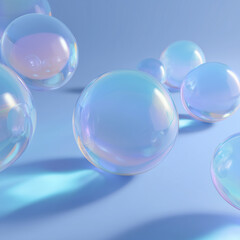 Fototapeta premium soap bubbles background