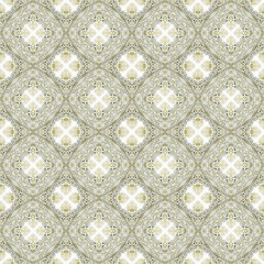 Seamless pattern with symmetric geometric ornament. Beautiful pattern for design, printing, batik.