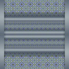 Raster illustration. Native batik seamless pattern. Ethnic boho style. Seamless tribal tiles texture.