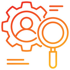 Searching Line Gradient Icon