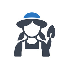 Woman Gardener Icon