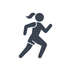 Woman Runner Icon