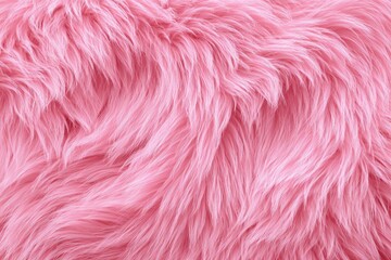 Fototapeta premium Close-up of a pink fluffy fabric texture