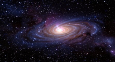 Galaxy, spiral, stars, space, cosmos, dust, nebula, universe, celestial, astronomy, sky, cosmic, Milky Way, cluster, bright, astronomical, vast, infinite, stellar, science, luminous, orbit, supermassi