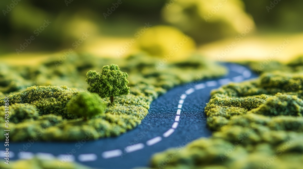 Poster chart your business strategy with a comprehensive roadmap for success in a dynamic environment