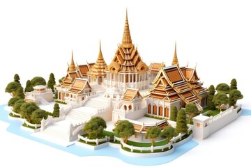 Fototapeta premium Thailand architecture building temple.