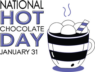 Enjoy a warm cup of national hot chocolate day on january 31st