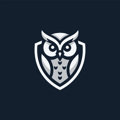 Owl shield logo