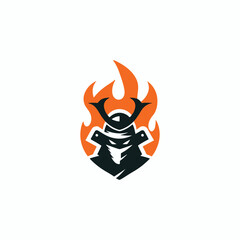 Samurai fire logo