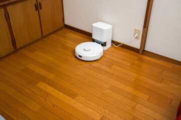 家事支援ロボット、自動掃除ロボット、人間に代わり居室の隅々まで自動的に掃除してくれる掃除ロボット