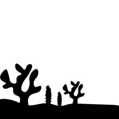 Cactus Silhouette Design