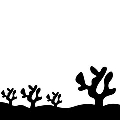 Cactus Silhouette Design