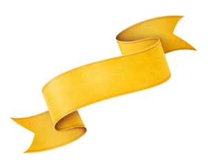Decorative curved ribbon flowing smoothly, isolated studio background.
