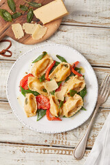 Agnolotti with sage