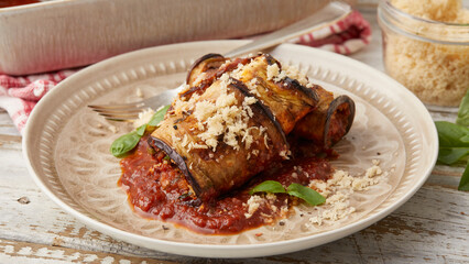 Tofu braciola