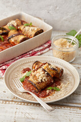 Tofu braciola