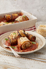 Tofu braciola