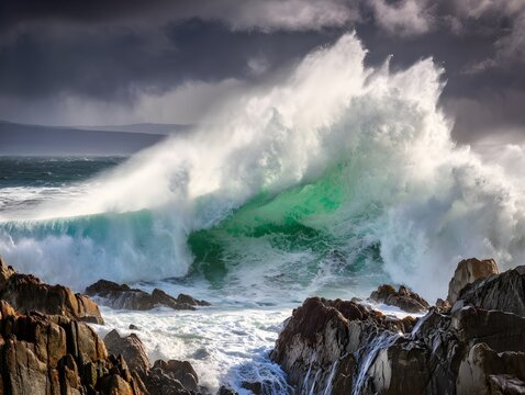 La furia del oc&eacute;ano.
