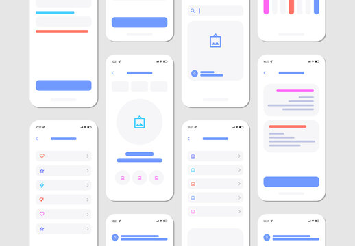 Modern Corporate Mobile App UI UX Design