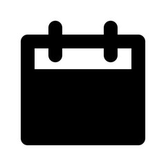 calendar solid icon	