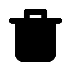 trash can solid icon