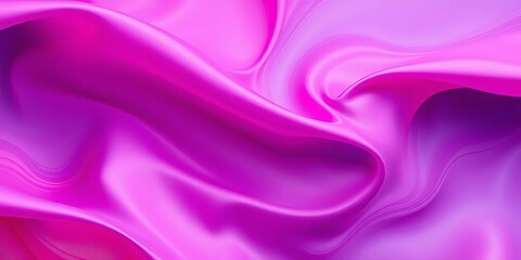 Obraz premium Swirling purple and pink silk, abstract flowing fabric texture, drape, satin