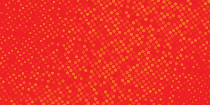 Dots halftone orange color pattern gradient texture with technology digital background. Dots pop art comics with summer background. modern pattern