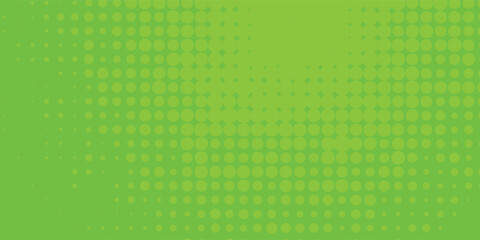 Fototapeta premium Dots halftone yellow green color pattern gradient texture background comics design modern arts