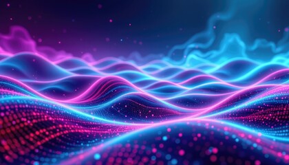 Obraz premium Digital Waves