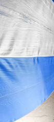 blue and white
