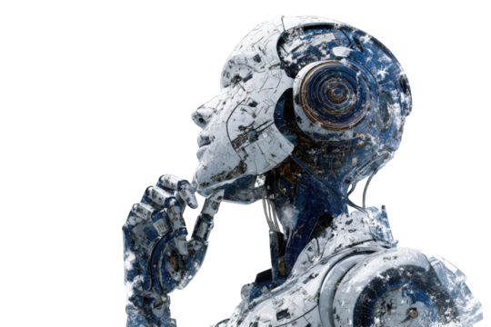 Thoughtful robot profile