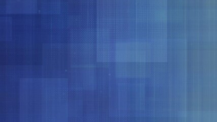 Blue abstract gradient background with floating square shapes in motion, vertical light streaks with smooth atmospheric transitions - Powered by Adobe