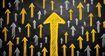 Many arrows, one stands out