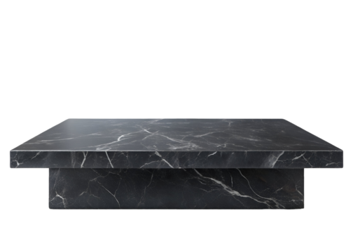 black marble table podium png image on transparent background