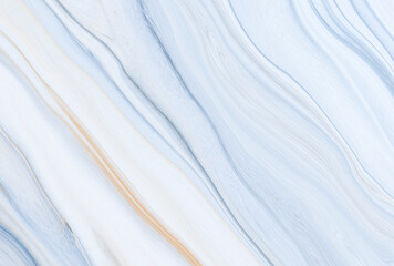 Obraz premium Marble rock texture blue ink pattern liquid swirl paint white dark that is Illustration background for do ceramic counter tile silver gray that is abstract waves skin wall luxurious art ideas concept.