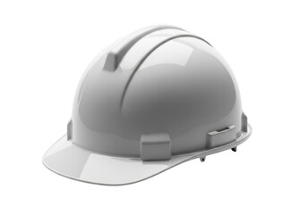 Fototapeta premium White hard hat mockup isolated on transparent background