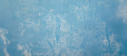 blue wall background