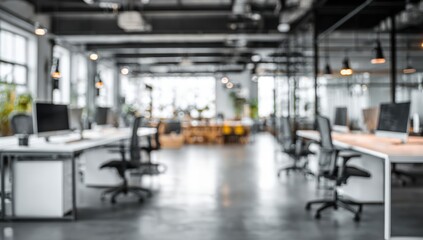 Blurred modern office interior (1)