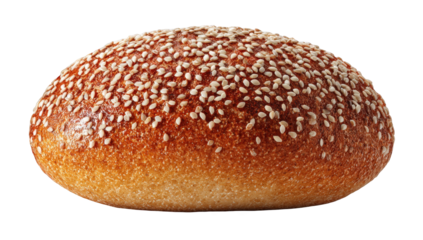 Oval-shaped bread topped with sesame seeds (1)
