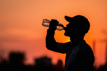 Gesundheit und Fitness - Trinken im Sommer bei Hitze