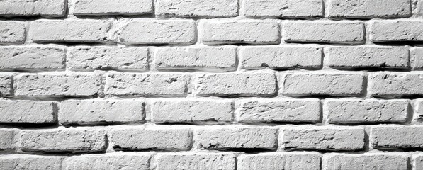 Fototapeta premium White Painted Brick Wall