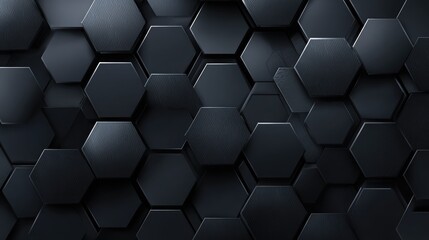 Dark, textured hexagon pattern