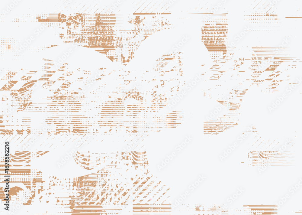 Poster glitch distorted geometric shape . noise destroyed logo . trendy cyber punk poster . glitched frame 