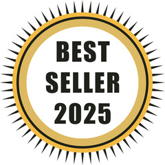 A set of colorful and stunning best seller logos - 2025