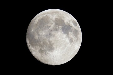 Obraz premium Full Moon in the Night Sky