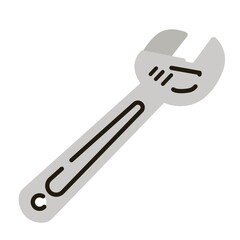 工具レンチのイラスト素材