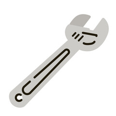 レンチのフラットイラスト素材