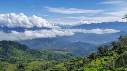 Obraz premium View from the plane, river, landscape, travel, top view, mountains