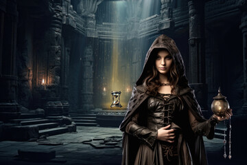 Fototapeta premium Dark mage fantasy remix